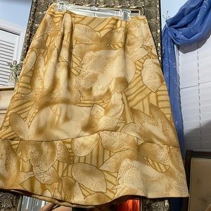 Harve Bernard polyester skirt, side zipper size 4